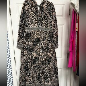 CK Bradley Long Sleeve Maxi Dress